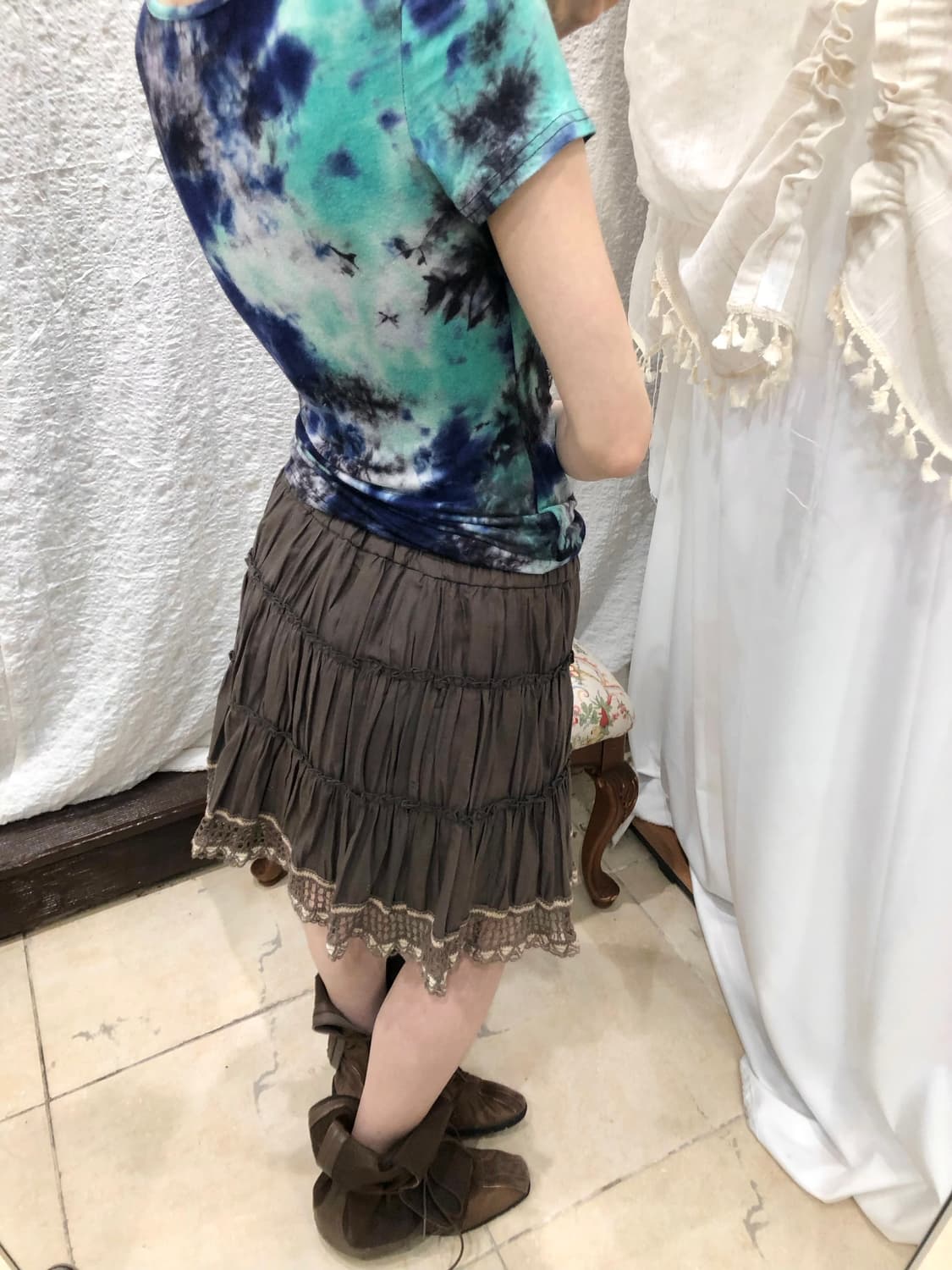 Dusty Cocoa Cancan Skirt 상품이미지6