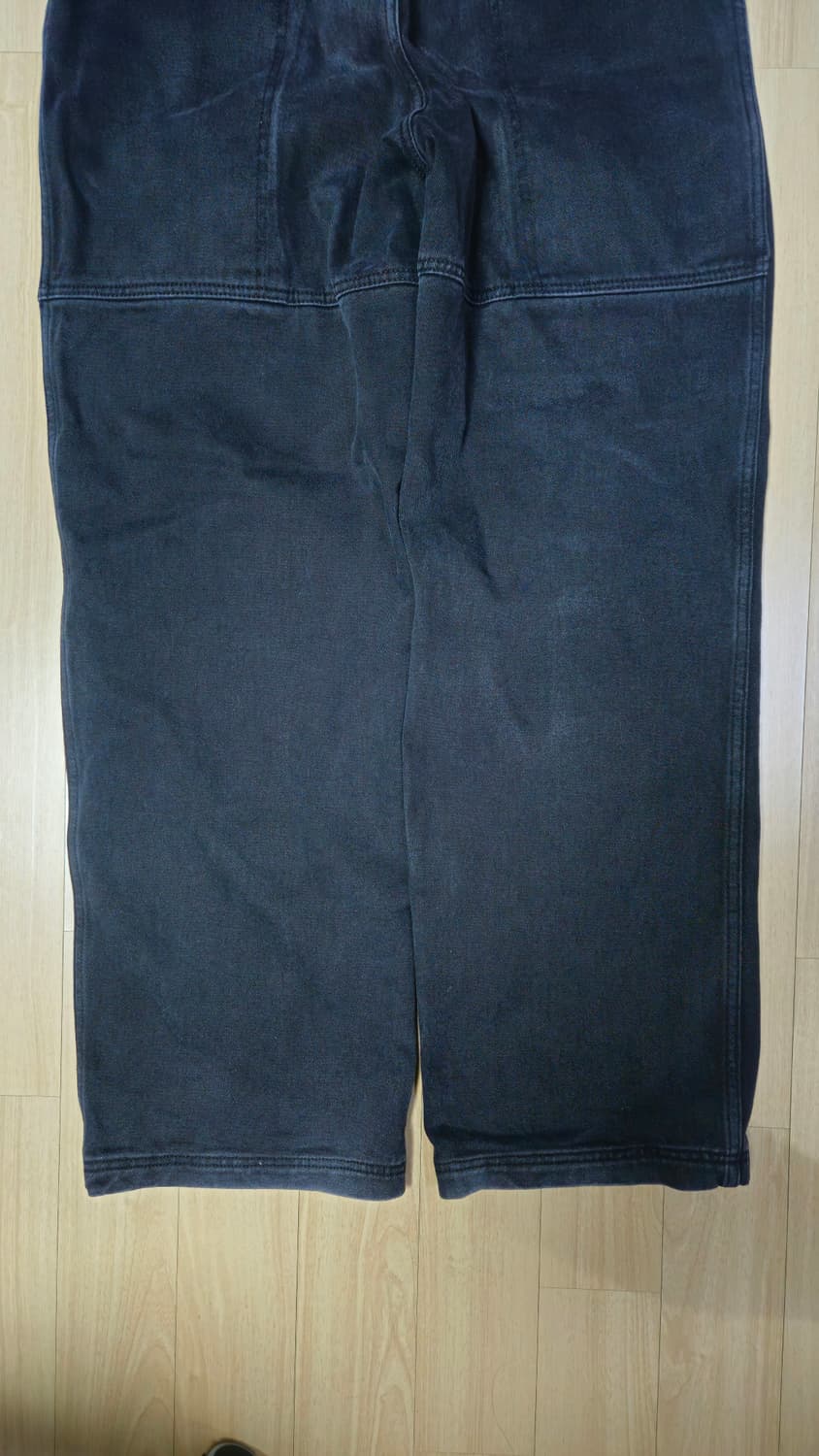 애프터프레이 크루저 릴렉스드 위시드 진스 블랙 L 상품이미지4