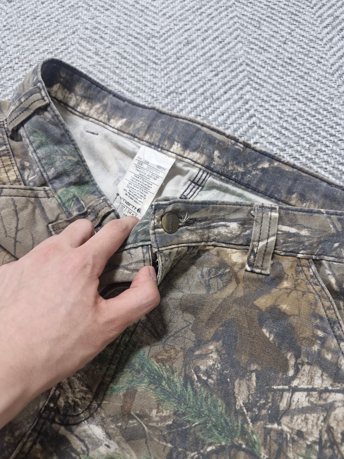 칼하트 리얼트리 카펜터 34×34  상품이미지2