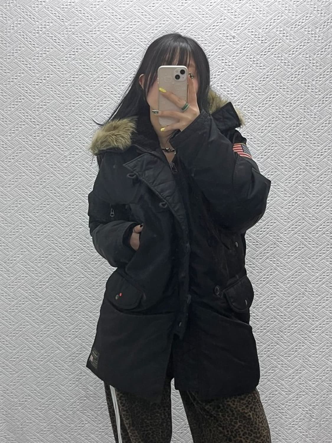 데님 앤 서플라이 랄프 로렌 N3B 성조기 다운 패딩 M C07593 상품이미지1