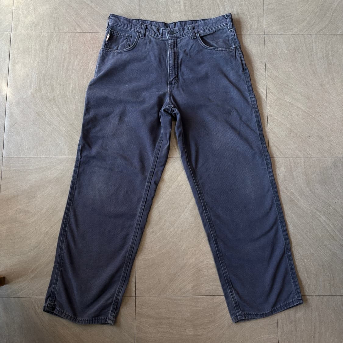 칼하트 오리지널 fr 네이비 카고 팬츠 상품이미지5