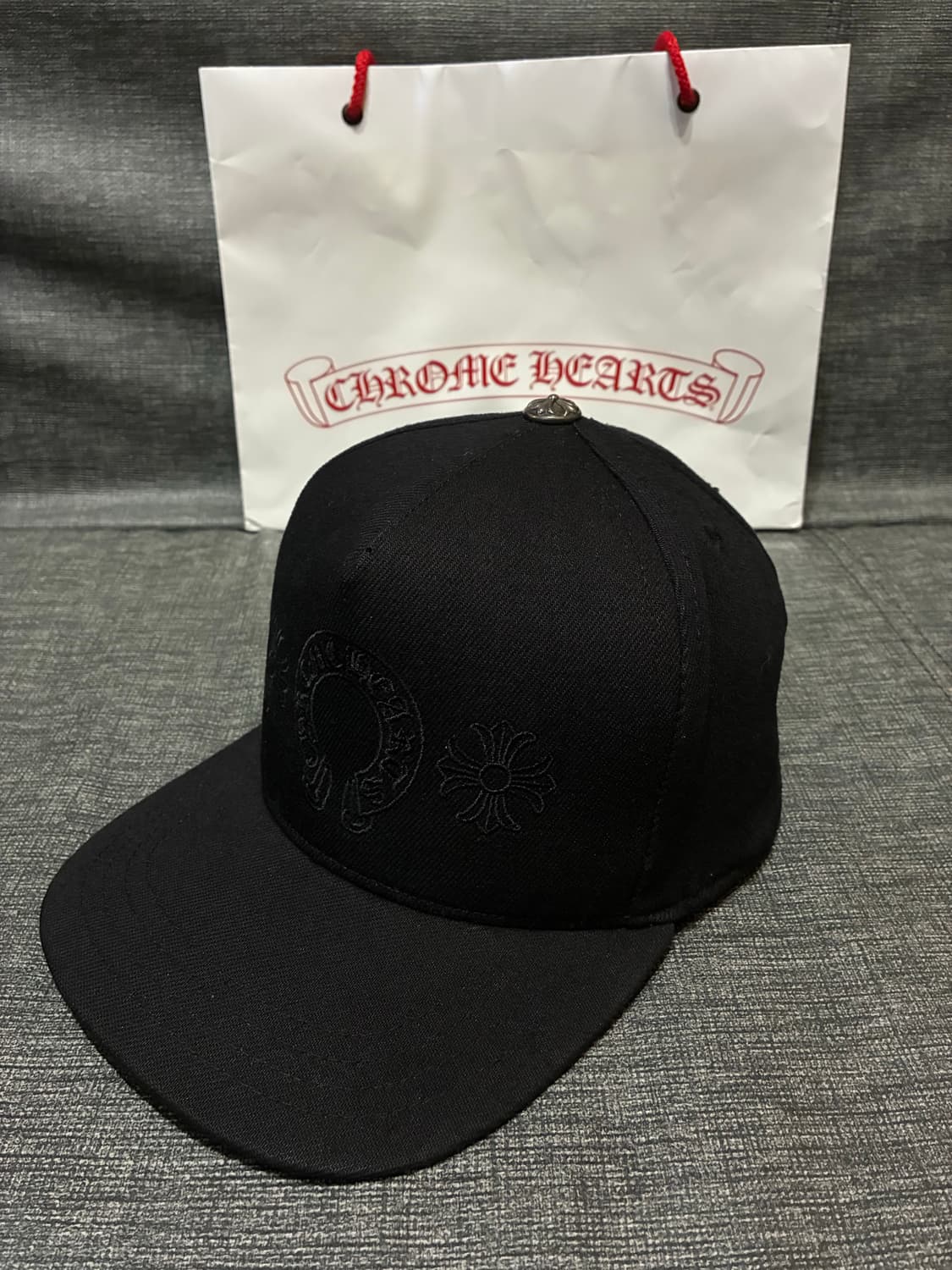 00s chrome Hearts 크롬하츠 말발굽 코튼 볼캡 상품이미지1