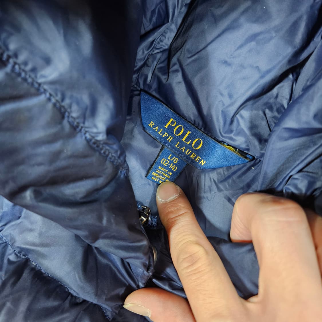 폴로랄프로렌 덕다운 후드 롱패딩 상품이미지5