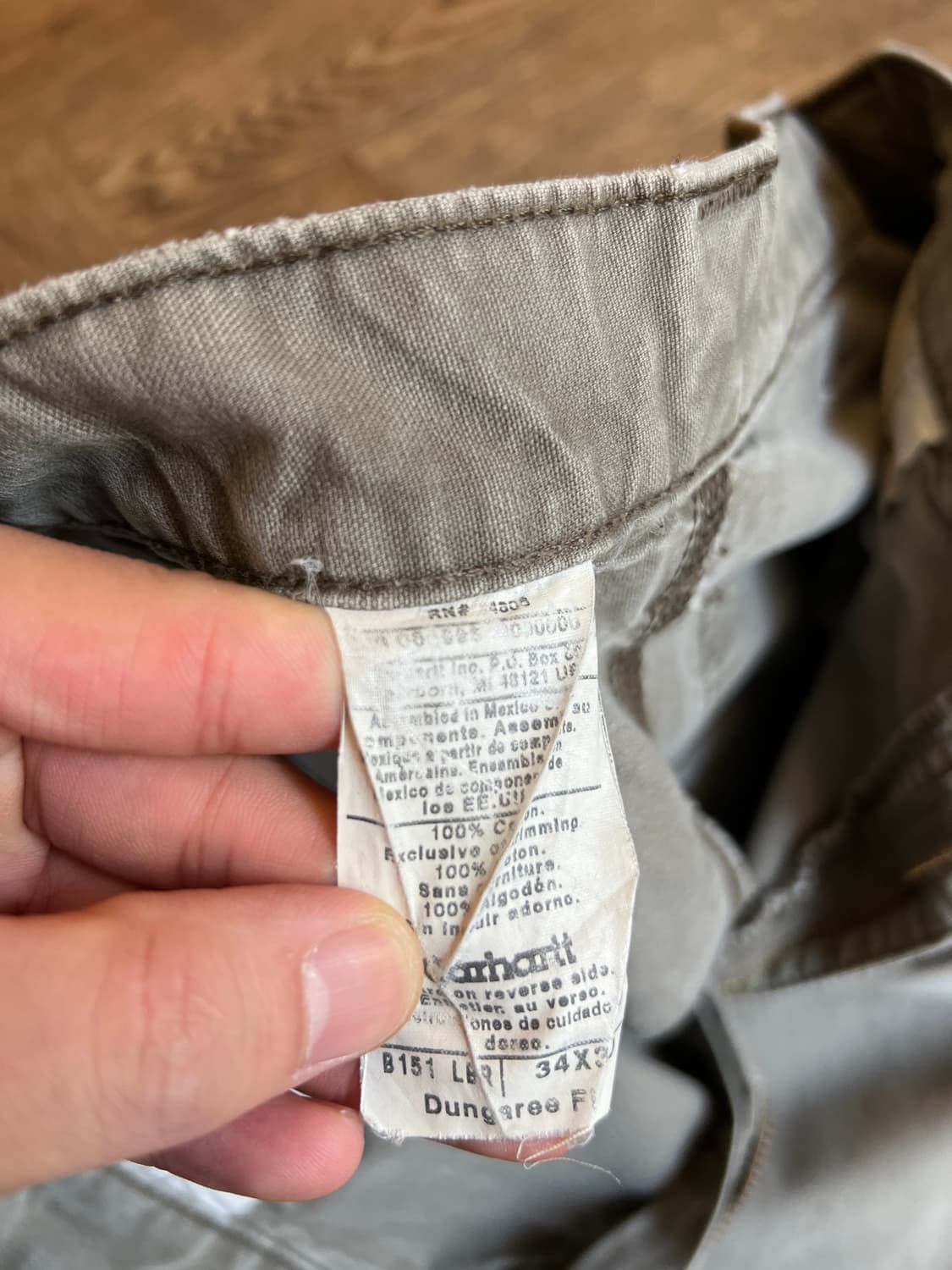 [34]칼하트 USA 덩가리핏 라이트브라운 카펜터 워크 팬츠 상품이미지9