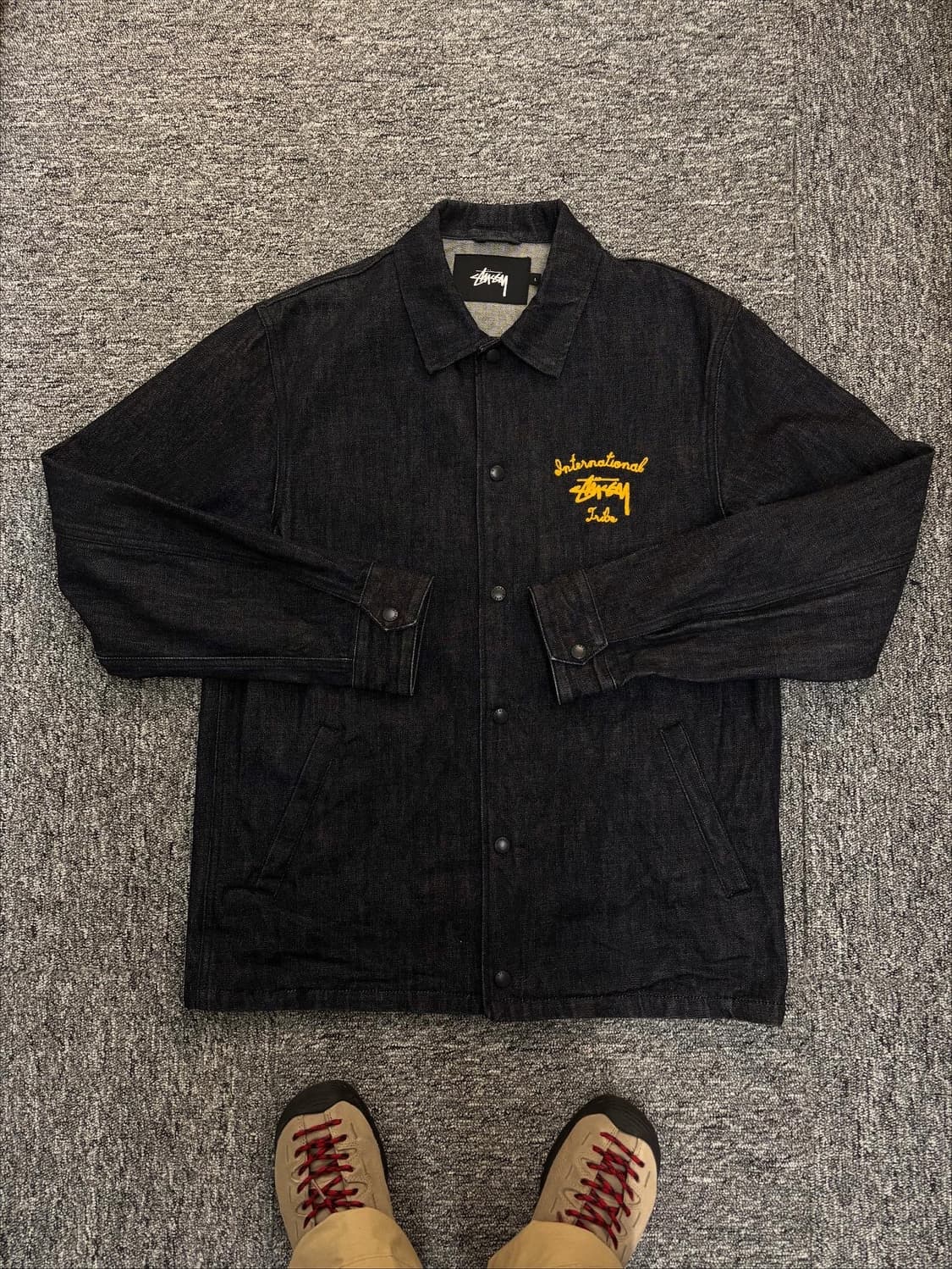 Stussy international denim coach jacket 상품이미지1