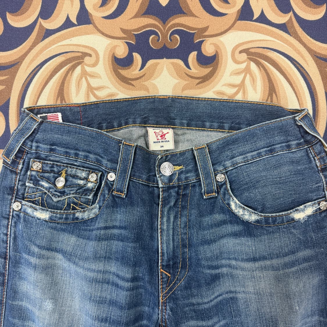 (34)00s 트루릴리전 TRUE RELIGION BILLY 데님팬츠 상품이미지4