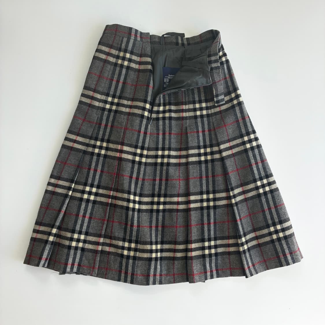 Burberry 버버리 노바체크 울 플레어 스커트 상품이미지2