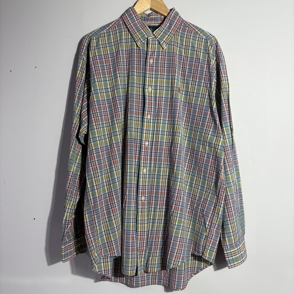 폴로 랄프로렌 파스텔 톤 체크 셔츠 (무료배송) 상품이미지1