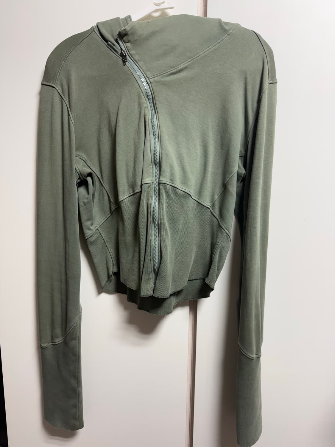 EE WOMENS CURVED HOODED SWEAT ZIP JACKET 상품이미지8