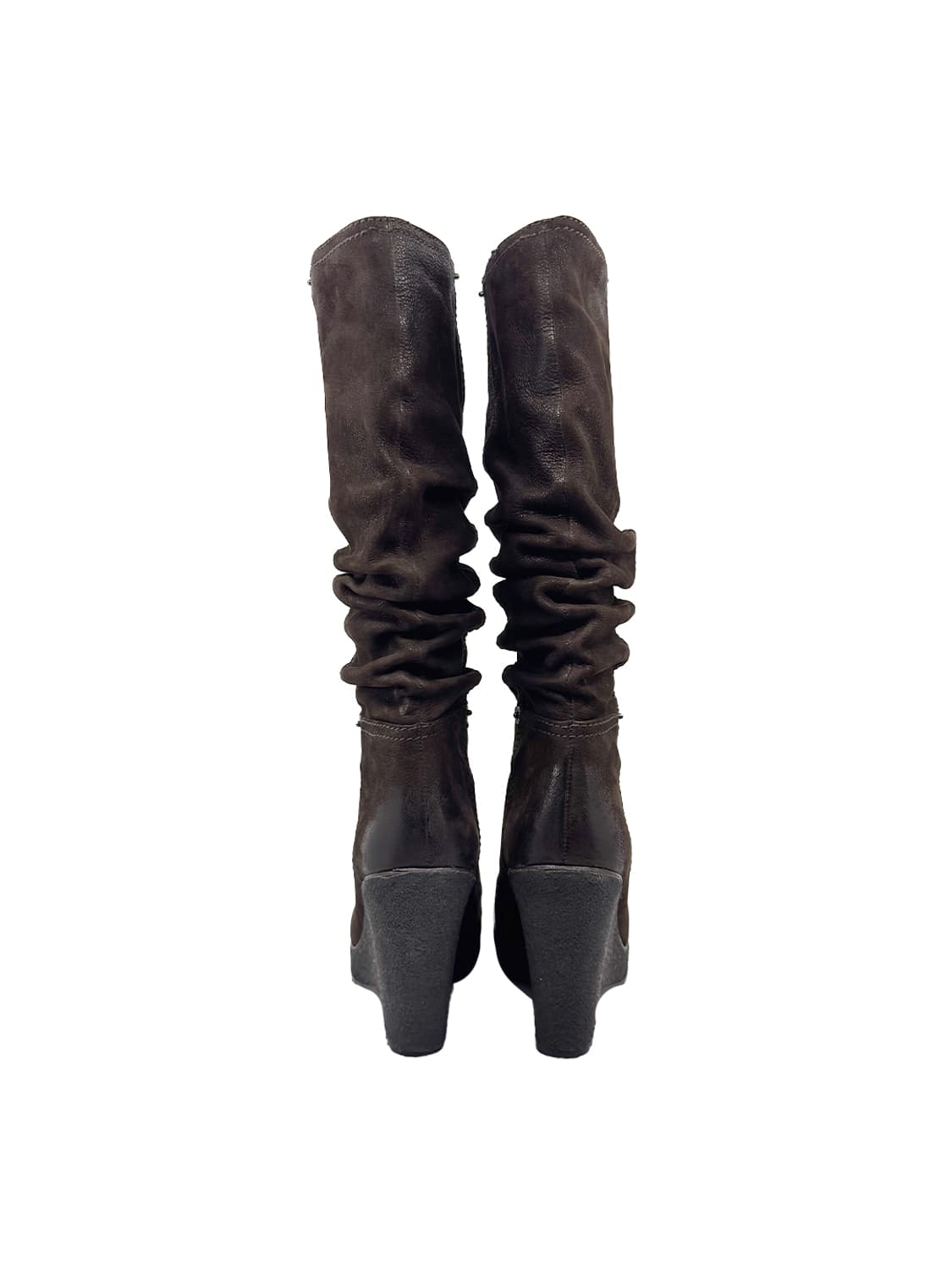 Prada Wedge Heel Slouch Knee Boots/ 38.5 상품이미지4