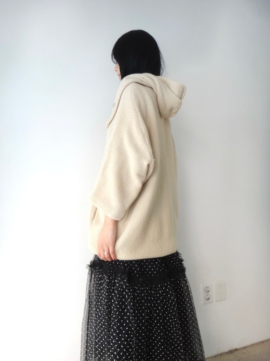 TIME multyway split high neck knit  상품이미지10