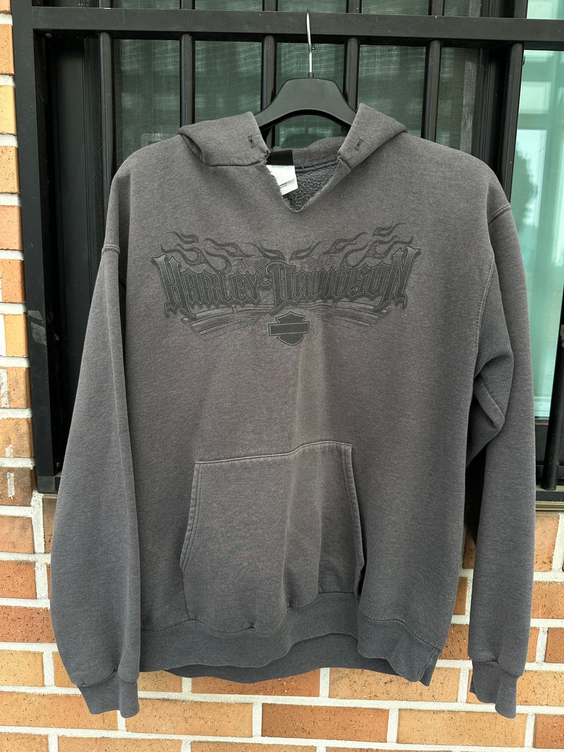 (M) 할리데이비슨 딜러샵 프린트 후드티 상품이미지3