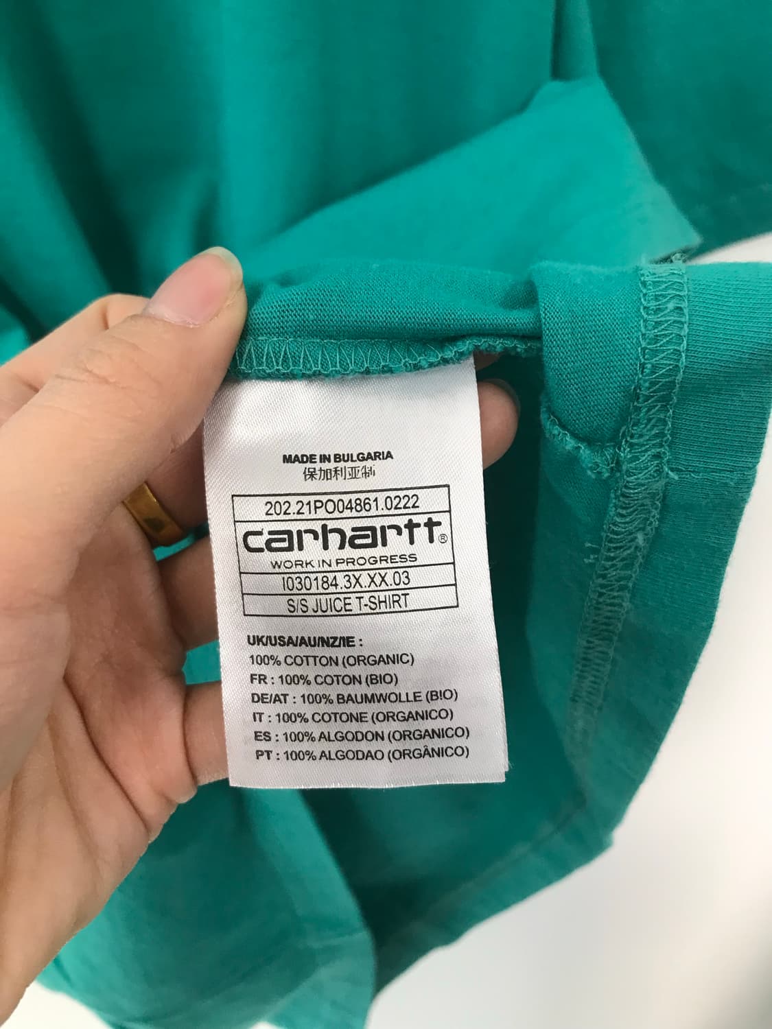 칼하트 wip 주스 반팔 티셔츠  상품이미지8