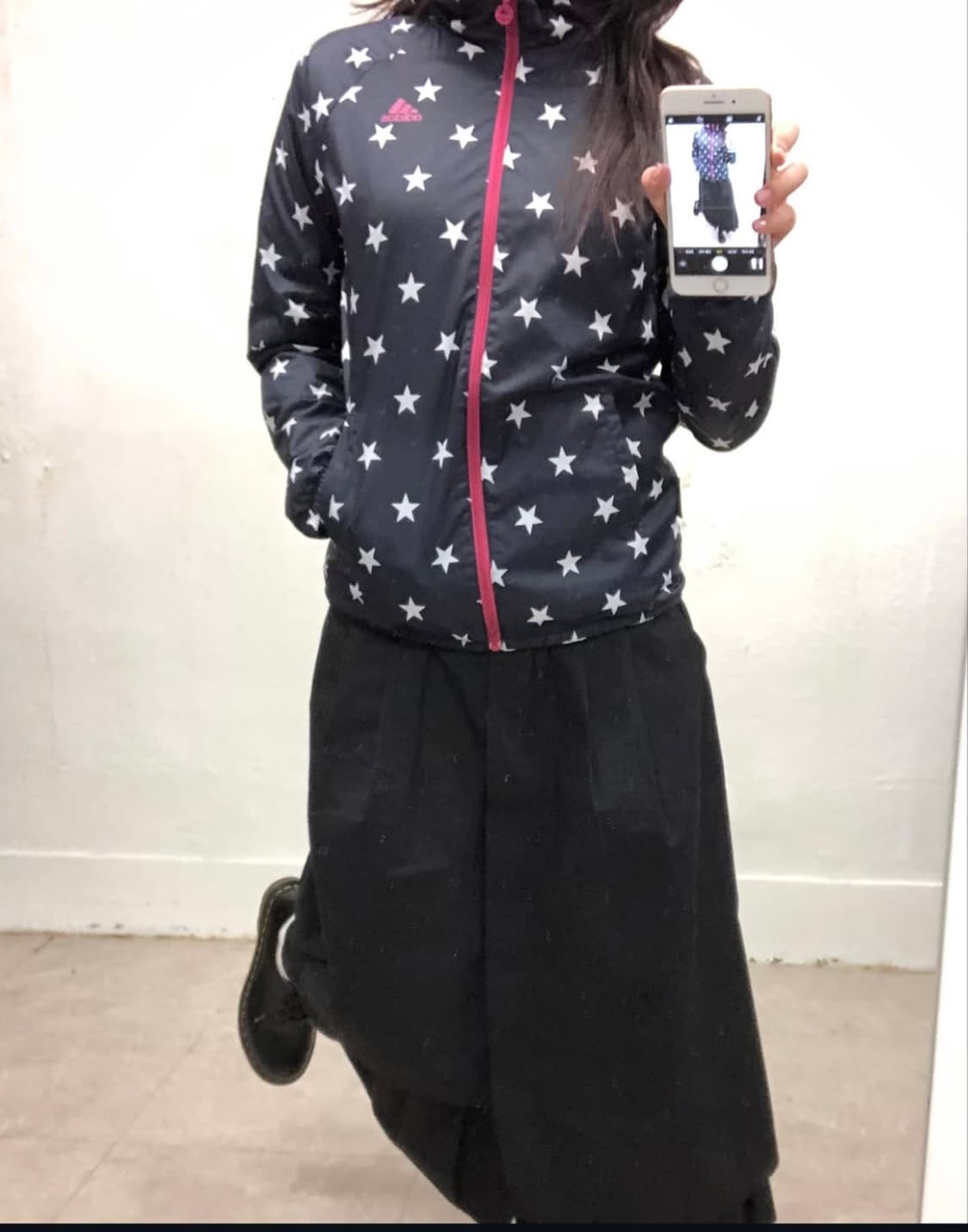 아이다스 스타 패턴 바람막이 상품이미지2