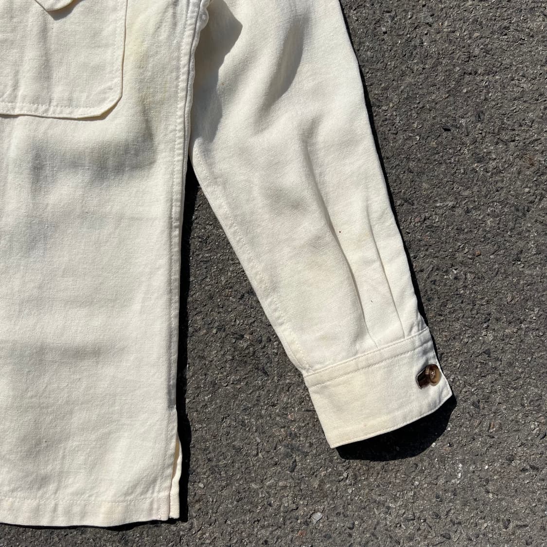 요지 야마모토 2011AW 언밸런스 린넨 자켓 상품이미지5