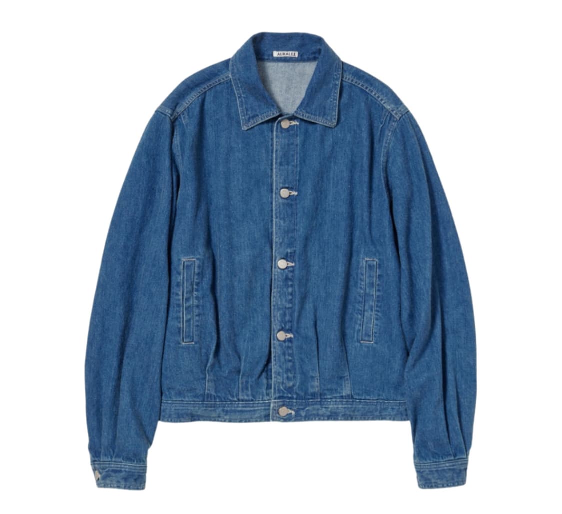 오라리 / 셀비지 라이트 데님 블루종 상품이미지1