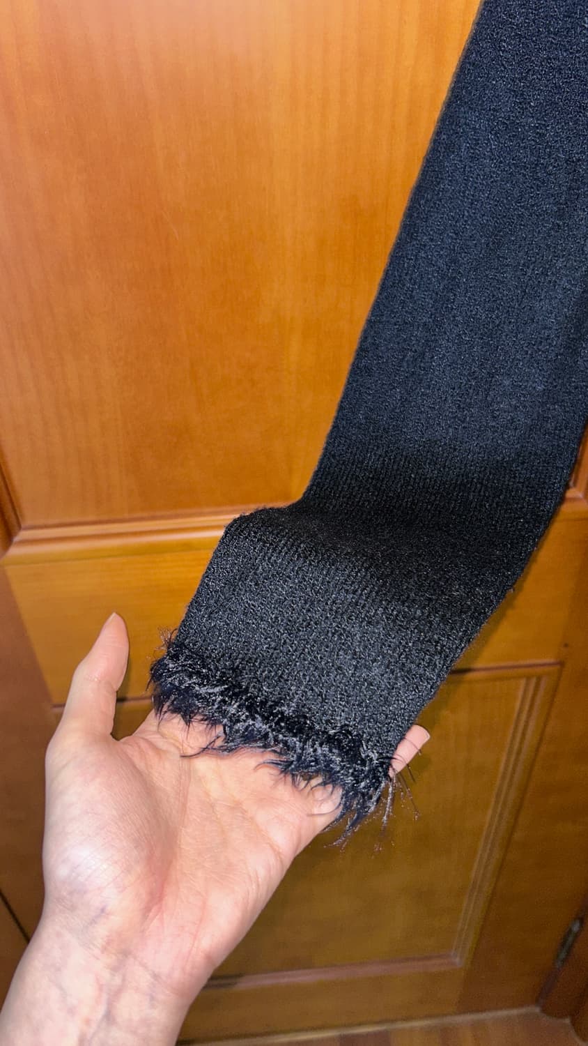 Rough Black Fur Knit 상품이미지4