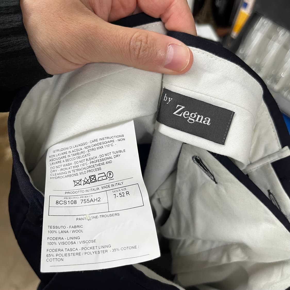 By제냐 수트셋업 54R 상품이미지8