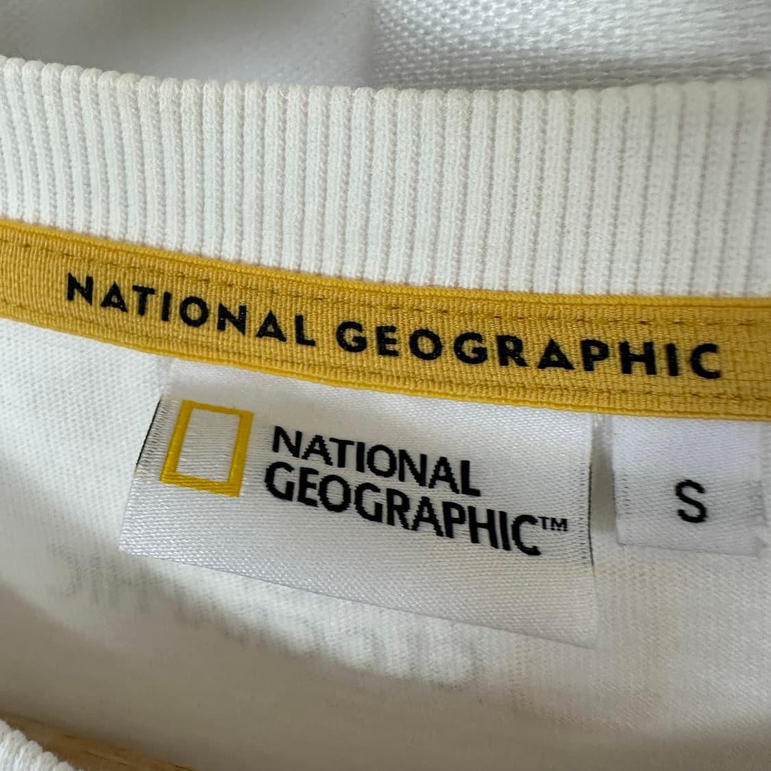 네셔널지오그래픽 공용 반팔티 화이트 S  CZ 상품이미지8