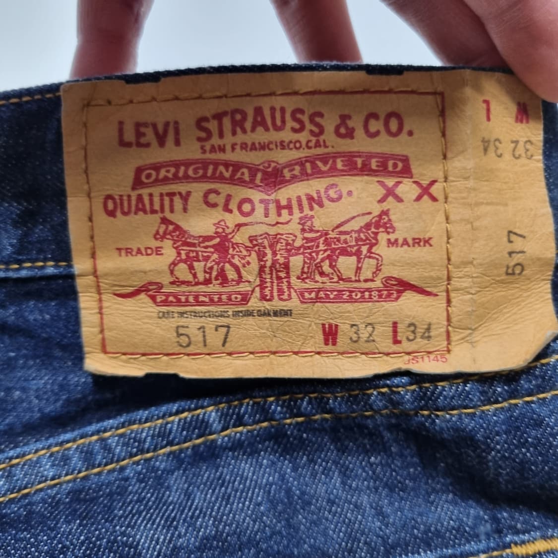 2000s 리바이스 재팬 517 데님팬츠  상품이미지8