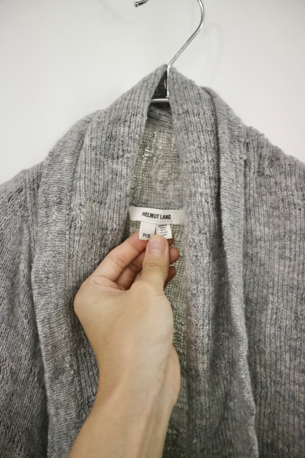 Helmut Lang long kint cardigan 상품이미지2