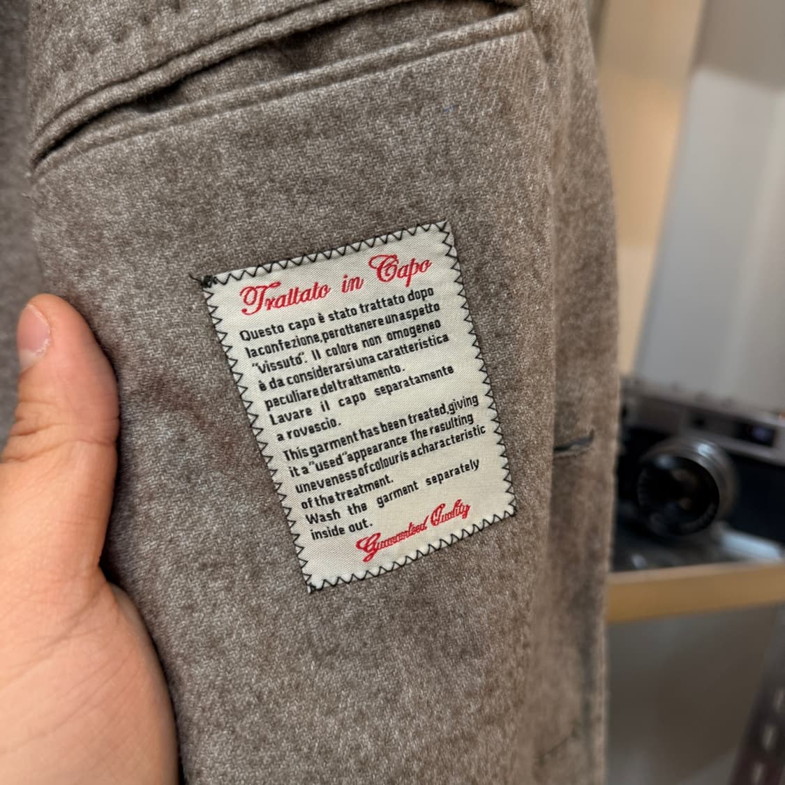 L.B.M 1911 BY LUBIAM 울혼방 더블 벤트 블레이저 상품이미지7