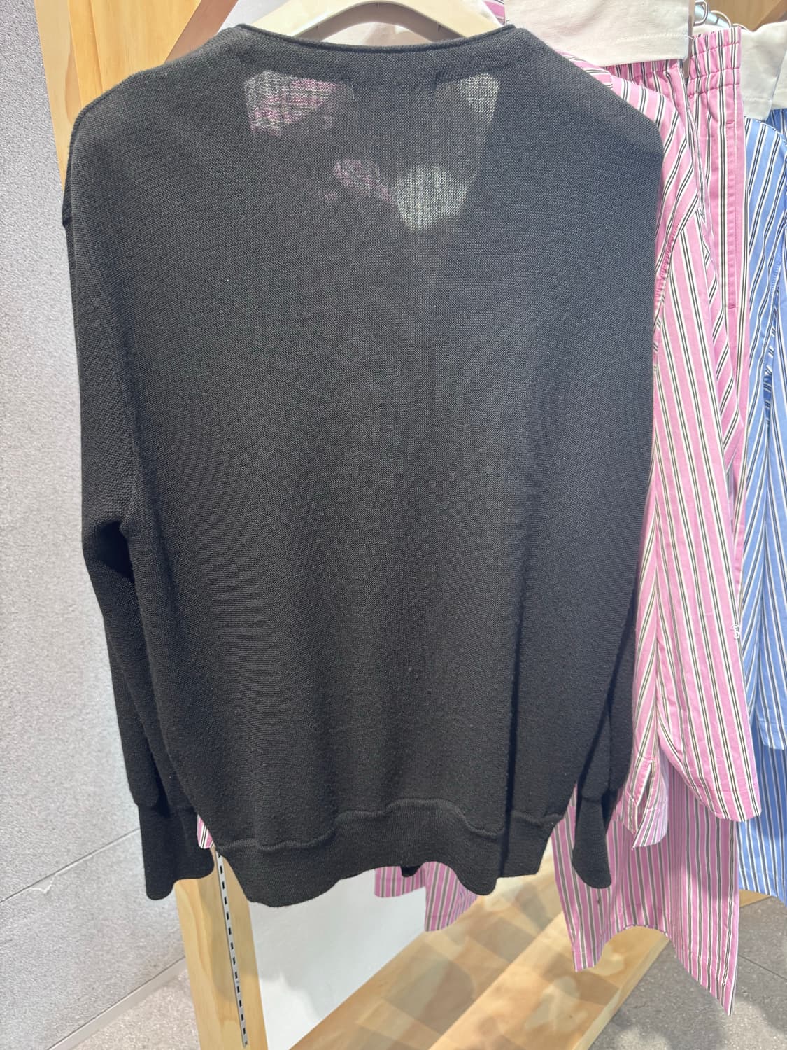 헤리티지플로스 블랙 L 울가디건 상품이미지2