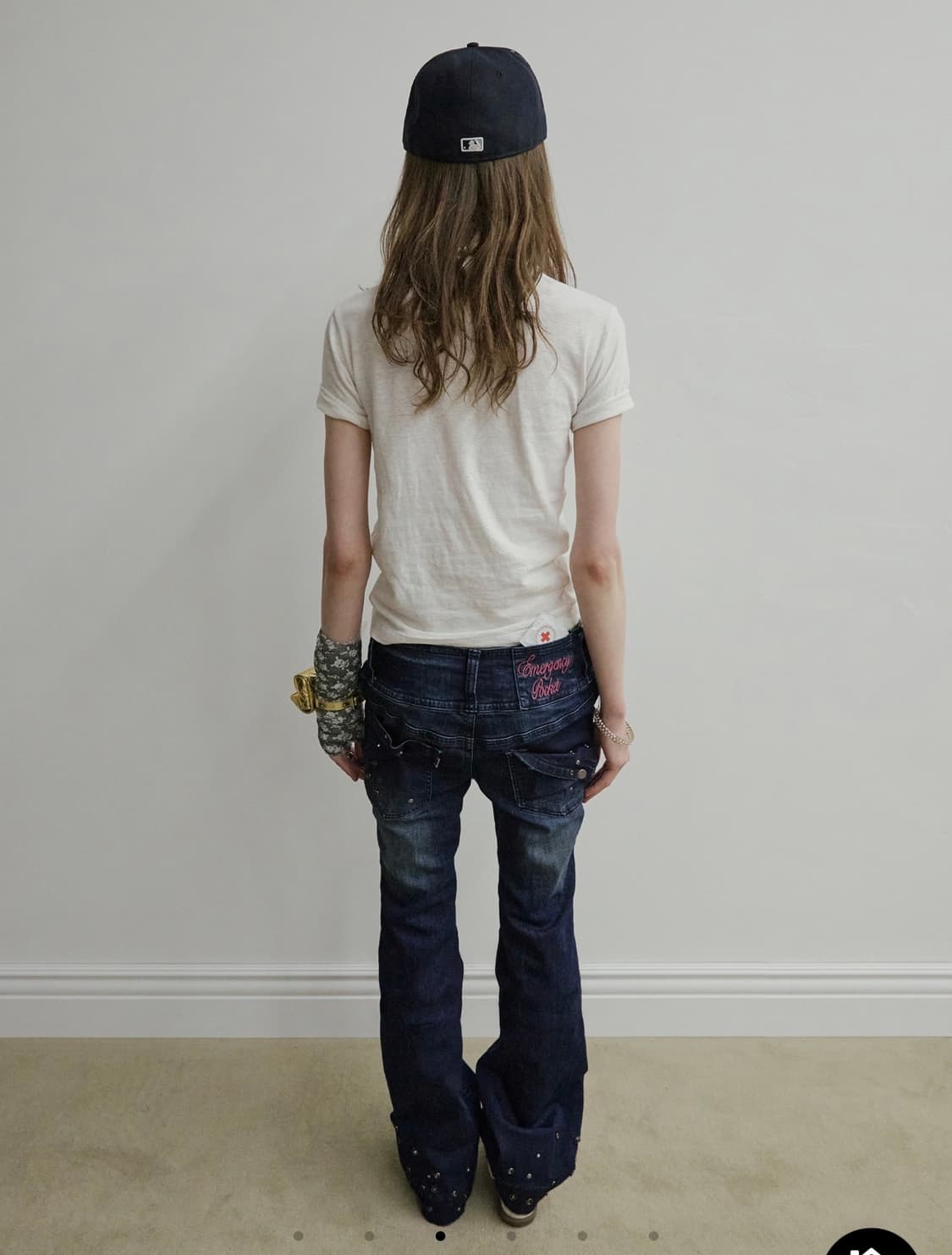 스컬프터 DIY 부츠컷 데님 인디고 상품이미지2