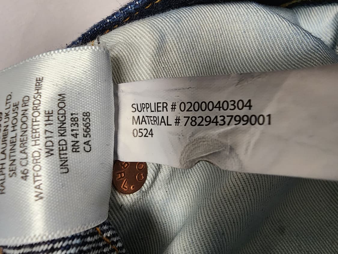 (30x30)더블알엘 슬림핏 셀비지 데님 상품이미지4