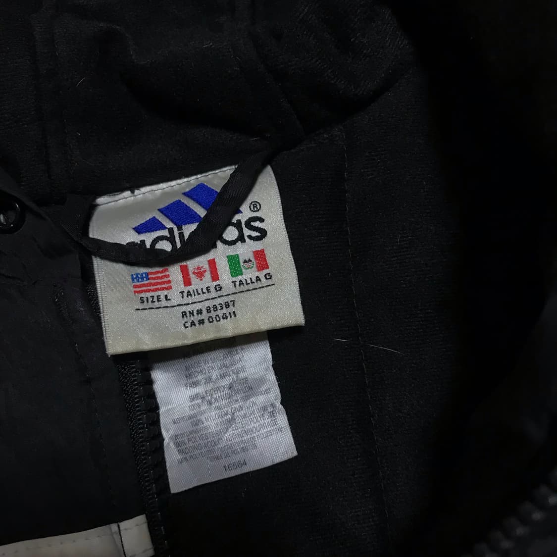레어 90s 재팬 아디다스 퍼포먼스 후드 패딩 상품이미지4