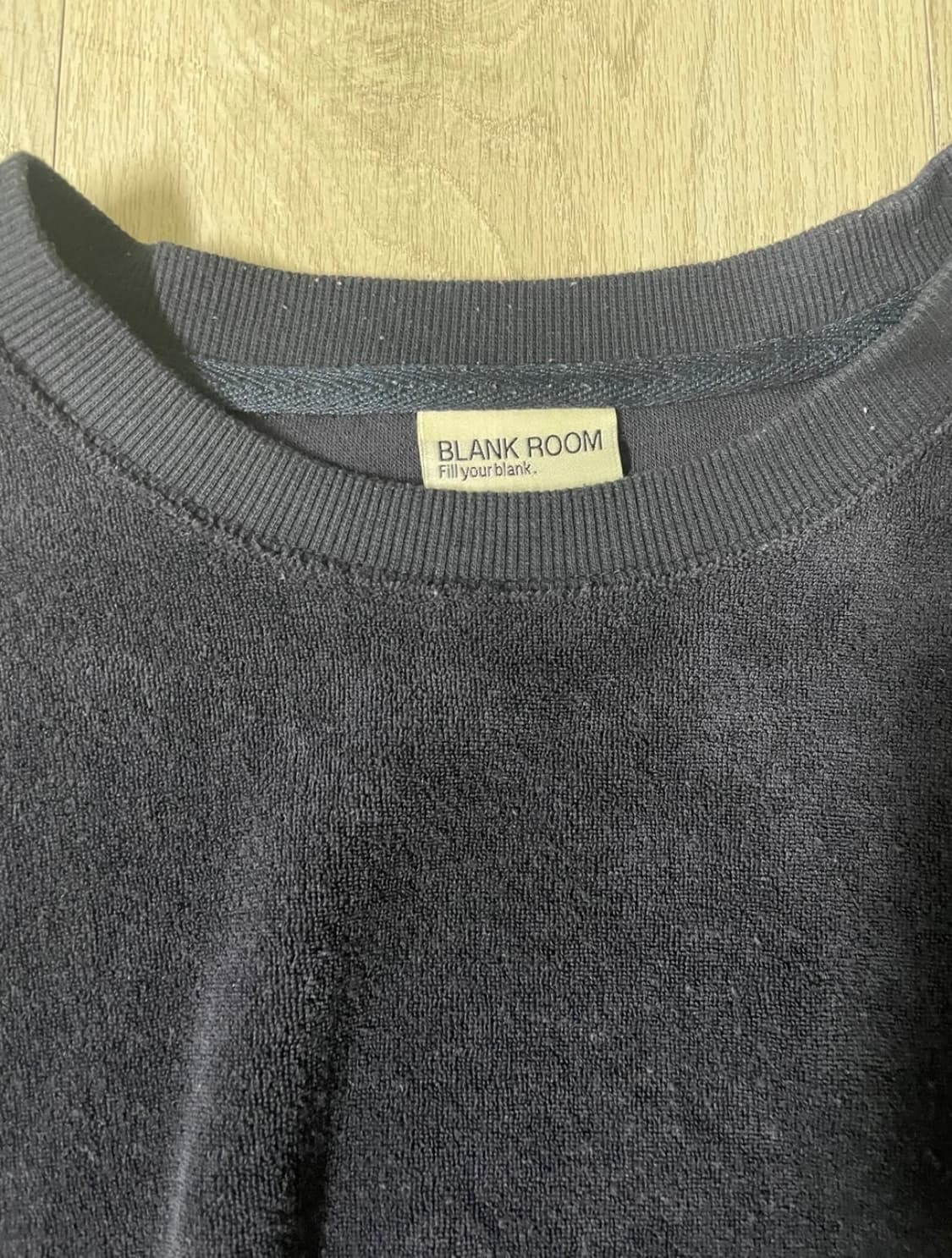 [3] 블랭크룸 맨투맨 네이비 상품이미지2