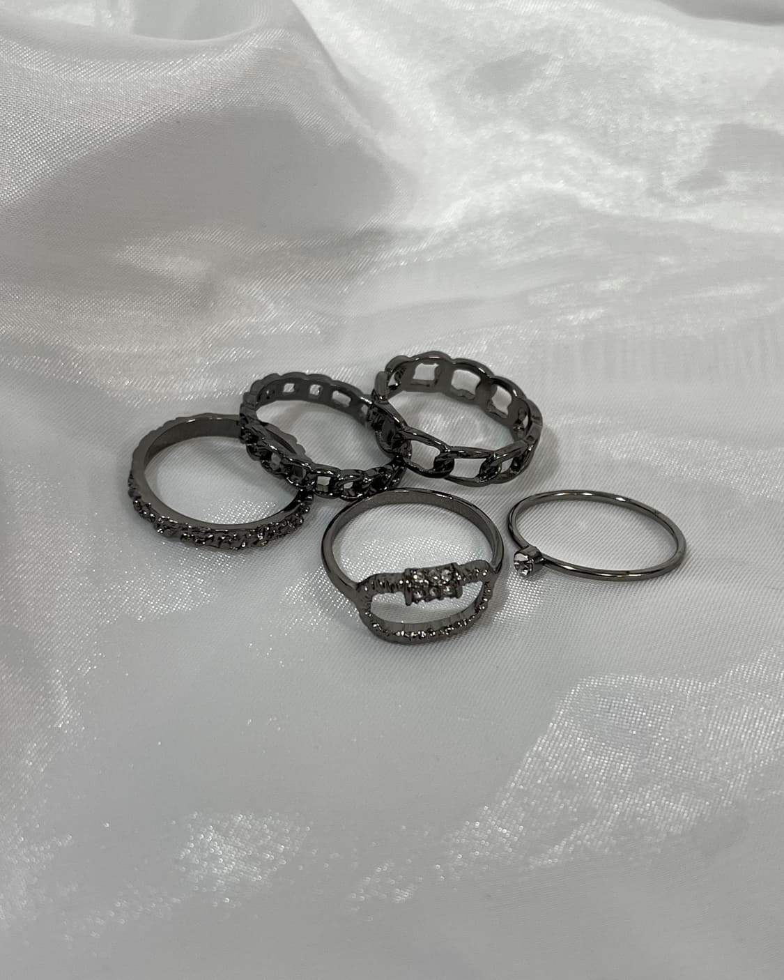 silver ring set 상품이미지3