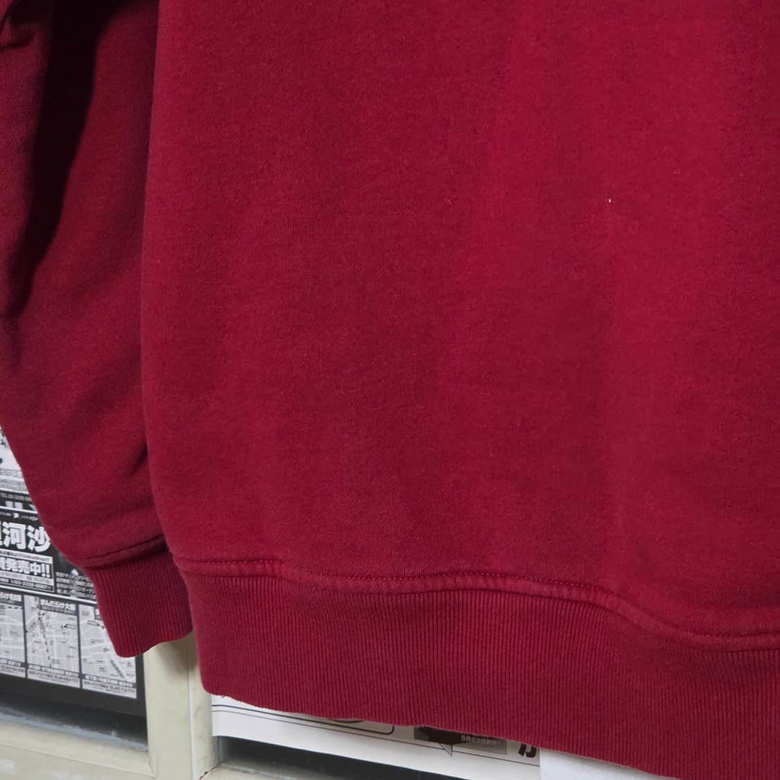 디키즈 울프소 퍼안감 레드 후드집업 상품이미지8