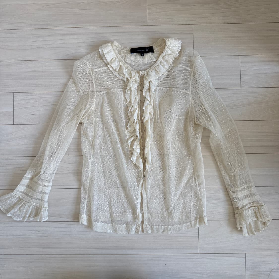 Isabel Marant 이자벨 마랑 도트 시스루 블라우스 상품이미지1