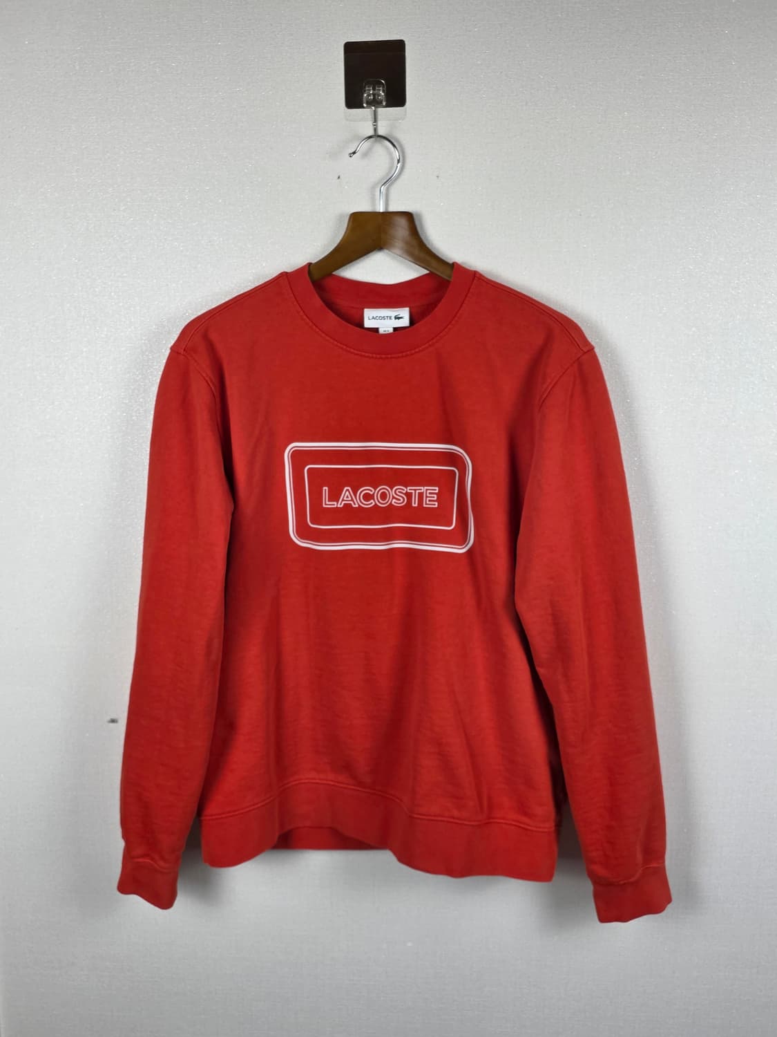 라코스테 남성 리플렉트 로고 스웻 맨투맨 105 상품이미지3