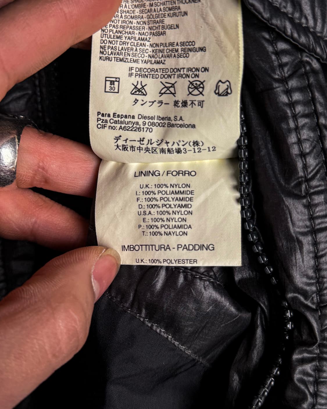 DIESEL GOLD – Quilted jk 경량패딩 상품이미지8