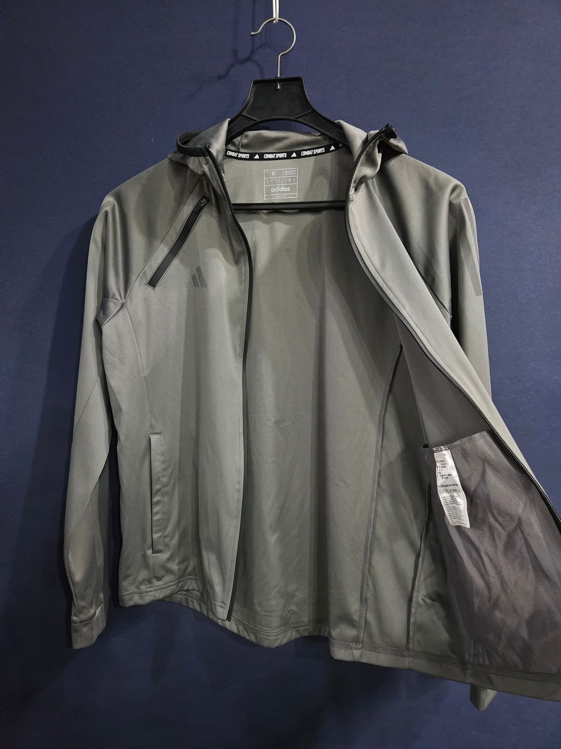 아디다스 삼선 그레이 남성 슬림핏 95 후드집업  상품이미지8