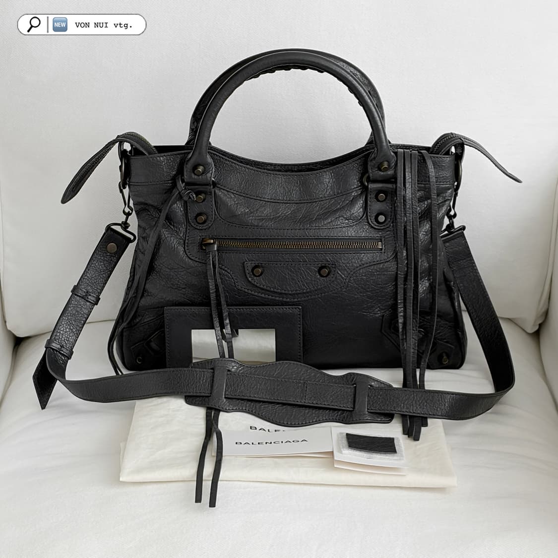 발렌시아가 클래식 시티 타운백 판매합니다. 상품이미지1