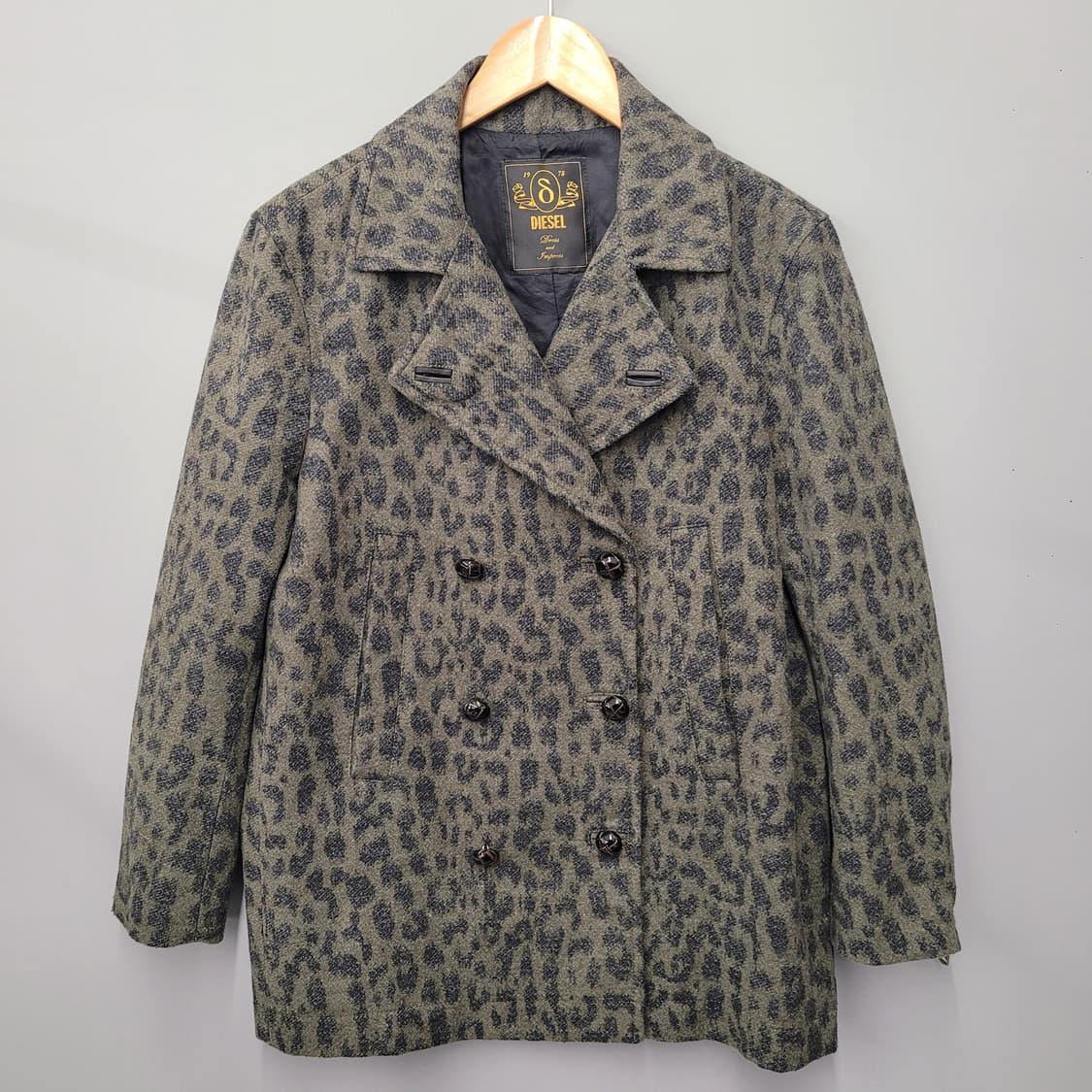 디젤 Diesel 레오파드 더블 숏코트 상품이미지1