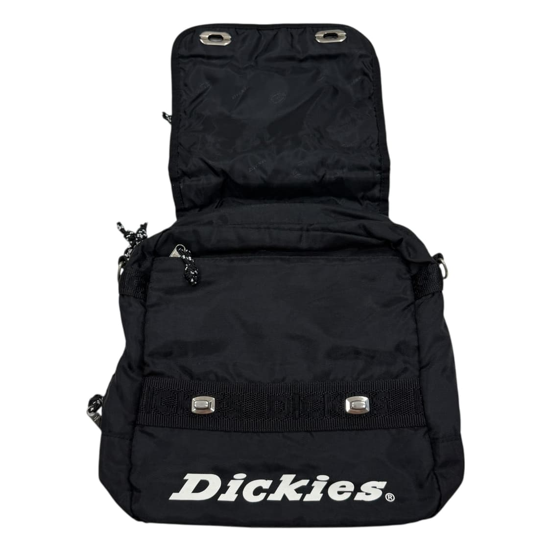 디키즈 빈티지 스펠로고 Y2K 버클 백팩 가방 블랙 상품이미지3
