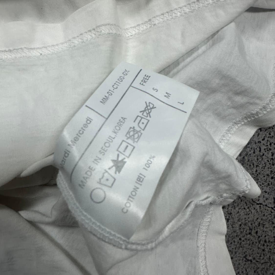 ✨ (바배) 마르디 메크르디 반팔티  상품이미지4