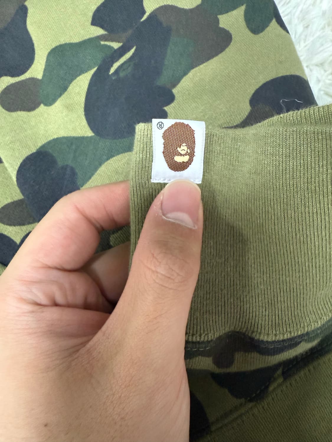 (2xl)베이프 카모 후드집업 녹계 상품이미지3