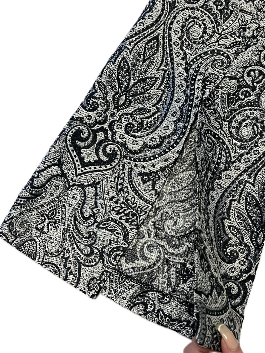 자라 자카드 부츠컷 뒷트임 팬츠 상품이미지3