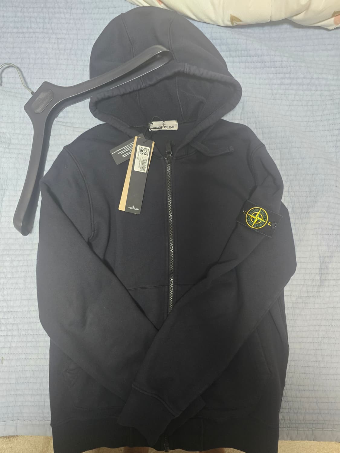 25SS 스톤아일랜드 다크네이비 후드집업 M 상품이미지1