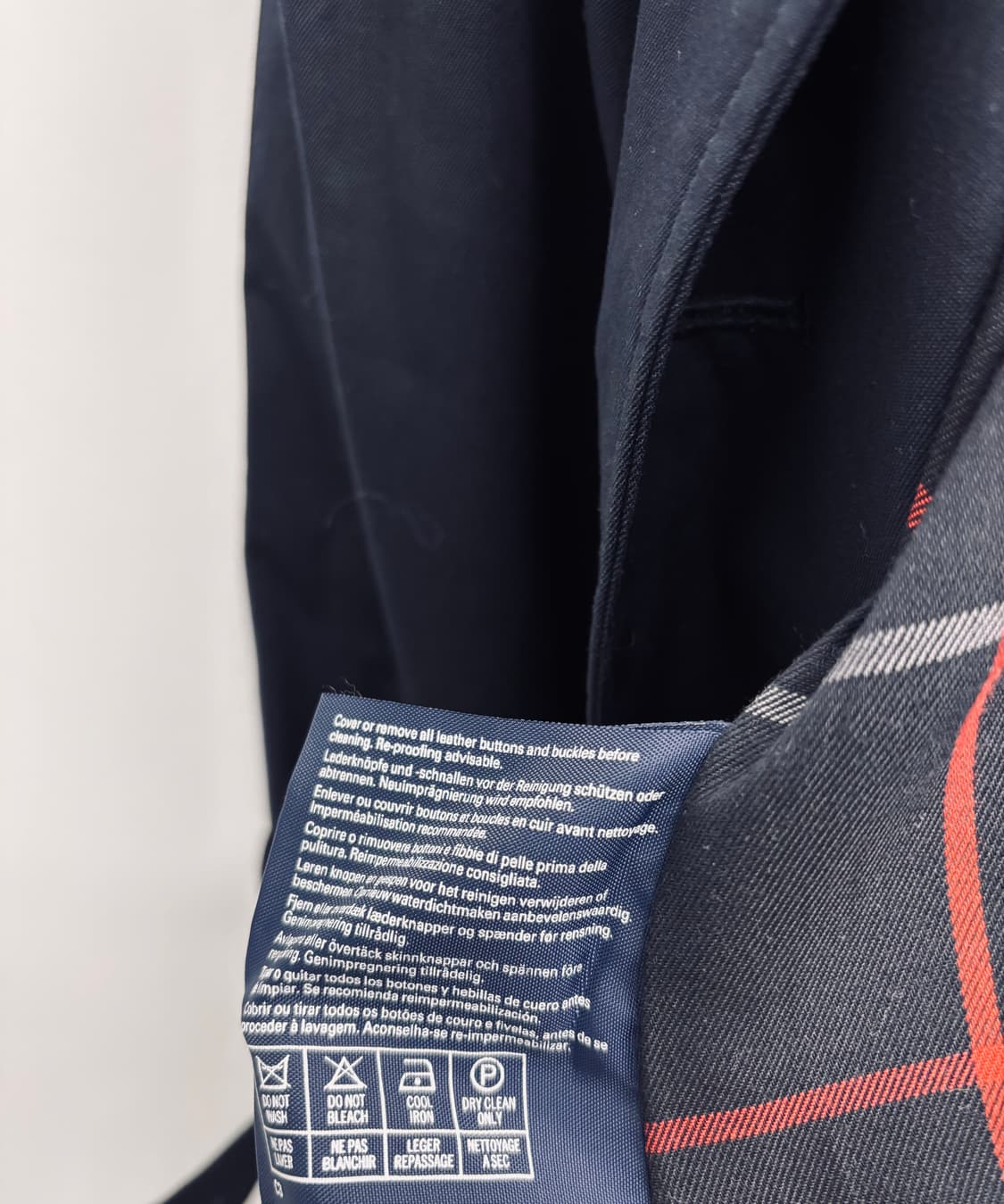 버버리(Burberrys) 아카이브 네이비 트렌치코트 상품이미지10