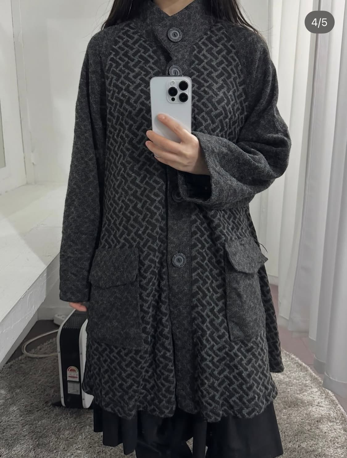 pattern coat  상품이미지2