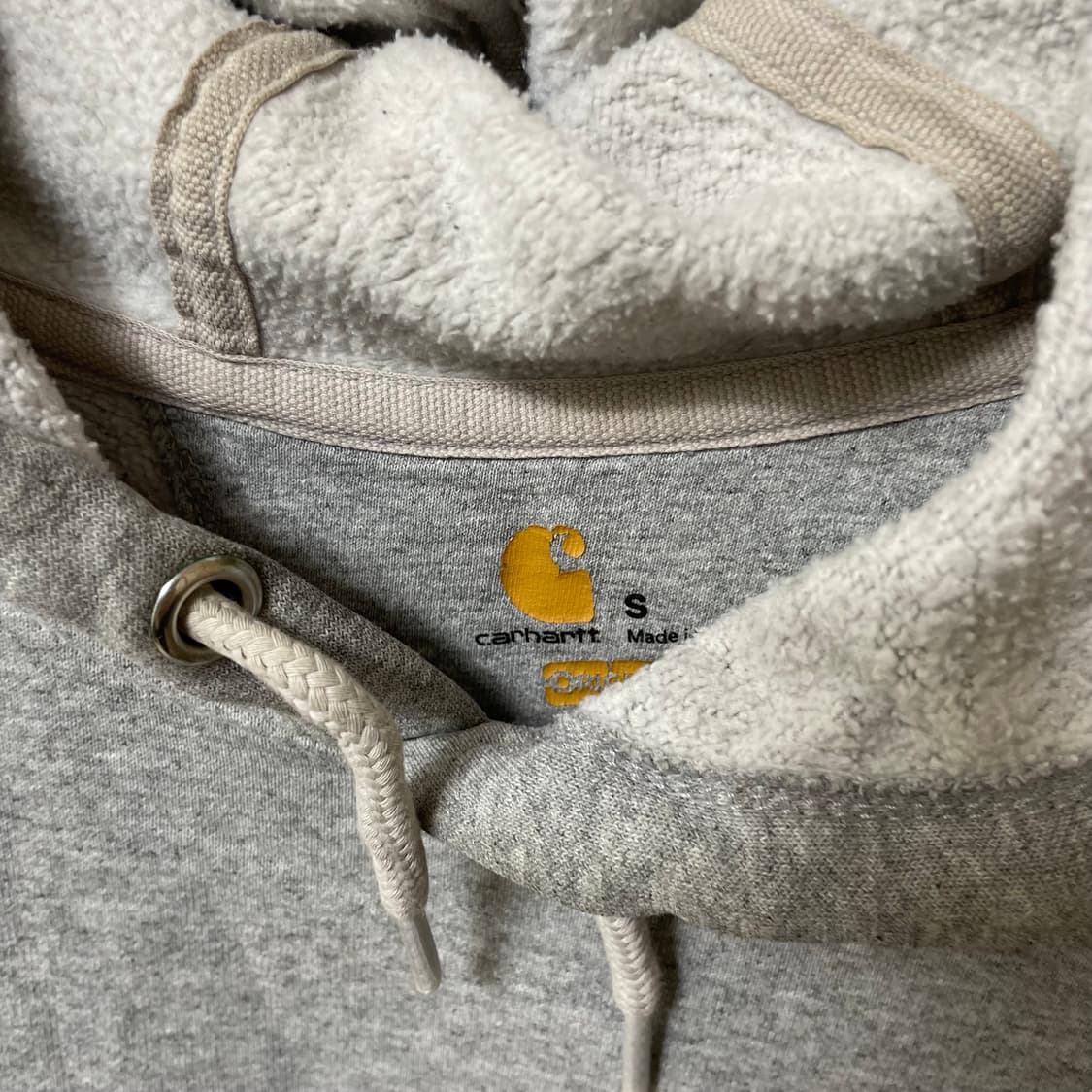 [ S ] 칼하트 WIP 빅로고 기모 후드티 상품이미지3