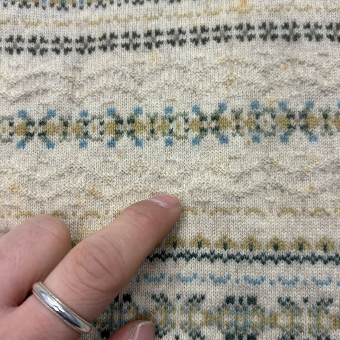 빈폴 페어아일 브이넥 니트 v2352 상품이미지7