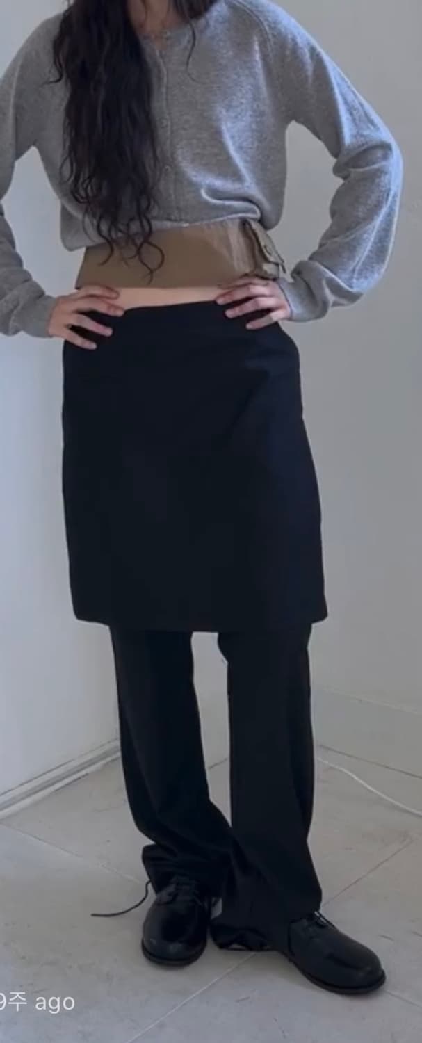 샵페어리 classic layered skirt+pants레이어드치마바지 상품이미지4