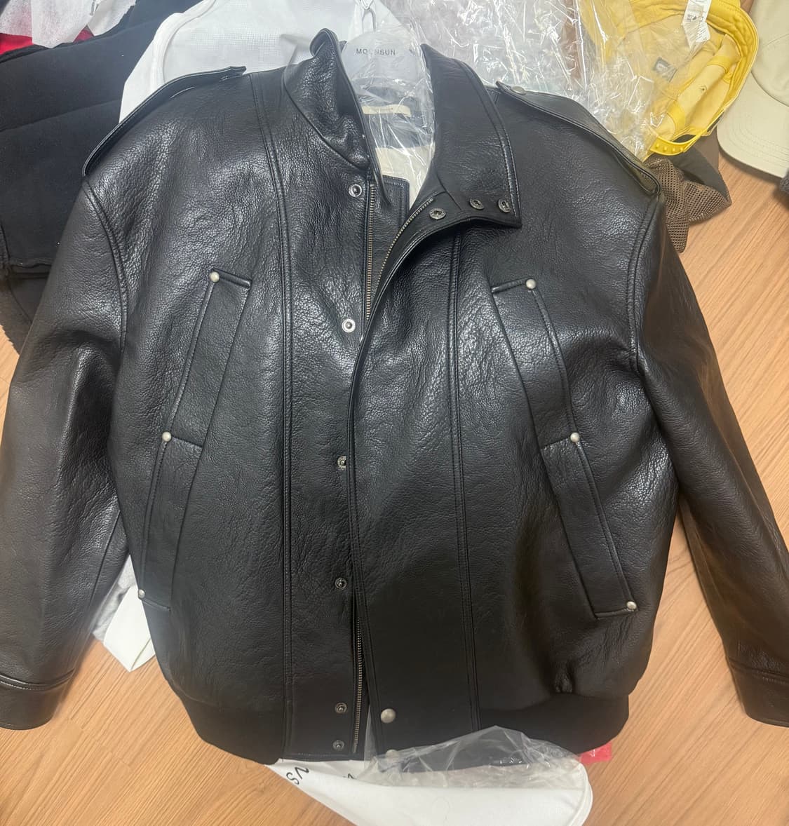 문선 가죽자켓 m 남녀공용 상품이미지4